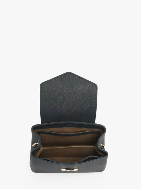 Sac Bandoulière Poppy Cuir Nathan baume Bleu eden 2 vue secondaire 3