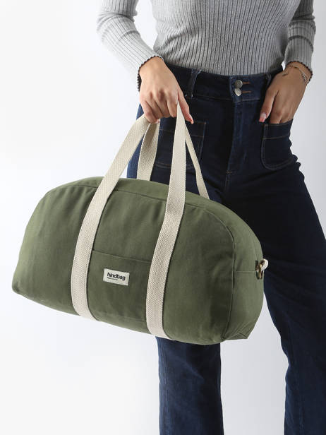 Sac Porté épaule Charlie Coton Hindbag Vert best seller CHARLIE vue secondaire 1
