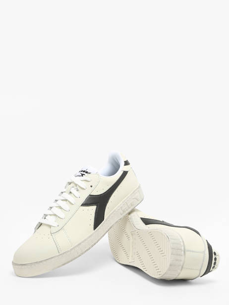 Sneakers Game Low Wax En Cuir Diadora Blanc unisex 178301 vue secondaire 1