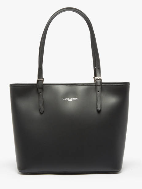 Sac Porté épaule Smooth Cuir Lancaster Noir smooth 7
