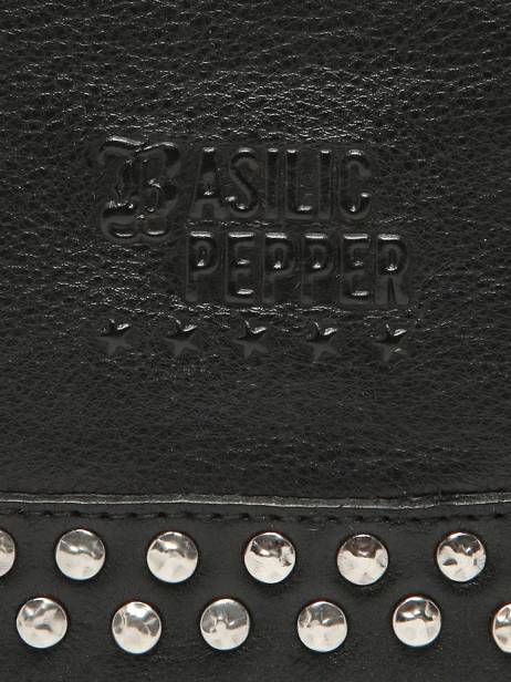 Sac Banane Cuir Basilic pepper Noir glam BGLA32 vue secondaire 5