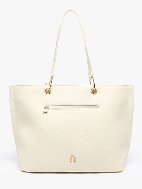 Sac Porté épaule Ourson Lulu castagnette Blanc ourson YOUEN vue secondaire 4