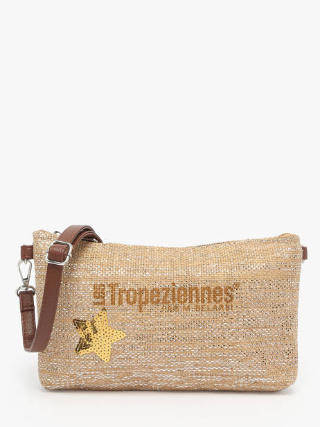 Sac Bandoulière Panama Papier Les tropeziennes Beige panama TZ02