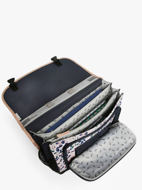 Cartable Enfant 3 Compartiments Cameleon Bleu actual CA41 vue secondaire 3