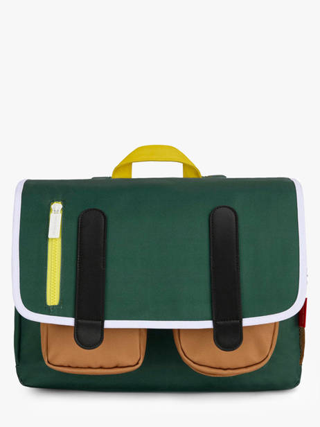 Cartable 1 Compartiment Hello hossy Vert cool kids 7