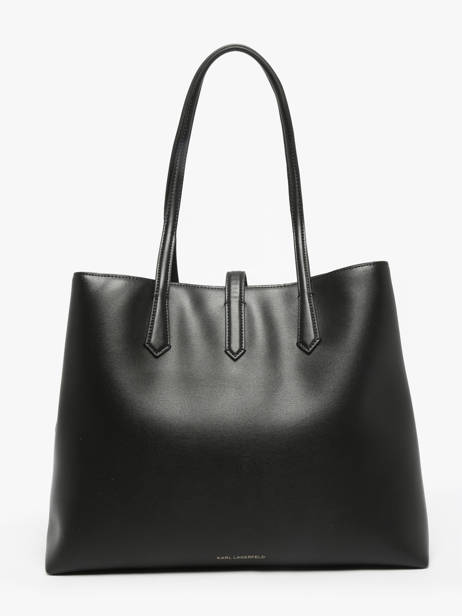 Sac Porté épaule K Autograph Cuir Karl lagerfeld Noir k autograph A3W30150 vue secondaire 4