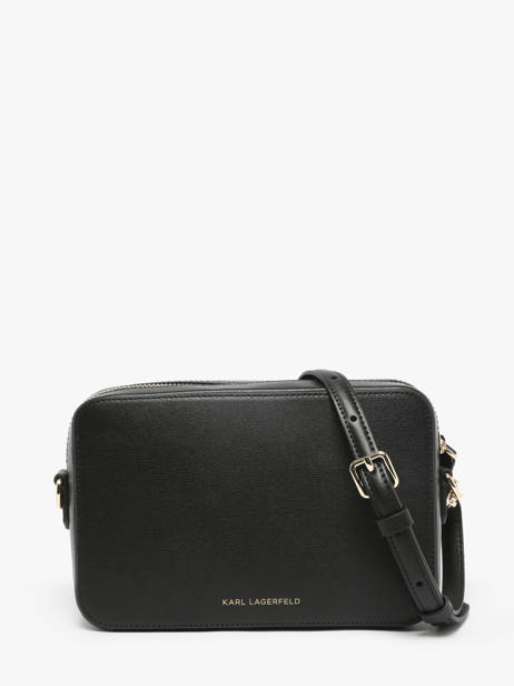 Sac Bandoulière K Autograph Cuir Karl lagerfeld Noir k autograph A3W30153 vue secondaire 4
