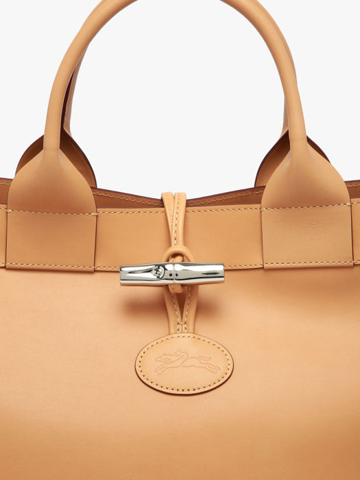 Longchamp Le roseau souple Sacs porté main Beige