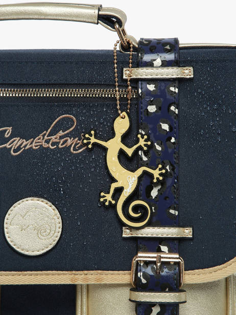 Sac à Dos 2 Compartiments Cameleon Bleu vintage fantasy SO40 vue secondaire 6