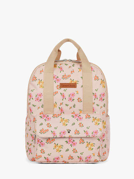 Sac à Dos 1 Compartiment Caramel et cie Rose boheme FI