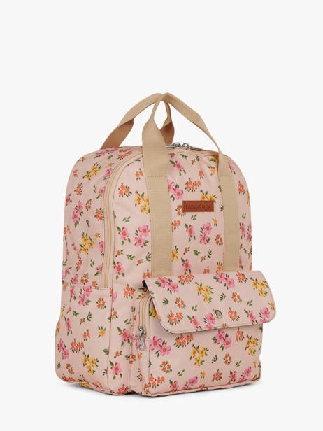 Sac à Dos 1 Compartiment Caramel et cie Rose boheme FI vue secondaire 2