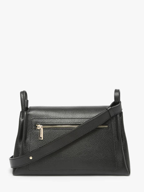 Sac Bandoulière Accordeon Double Cuir Lancaster Noir accordeon double 89 vue secondaire 4