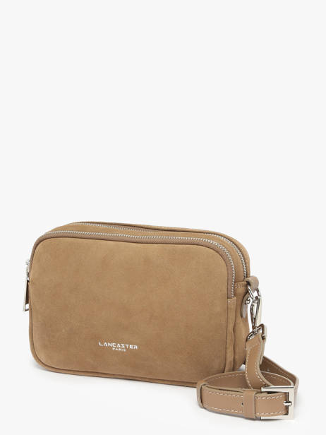 Sac Bandoulière Suede Cuir Lancaster Beige suede 65 vue secondaire 2