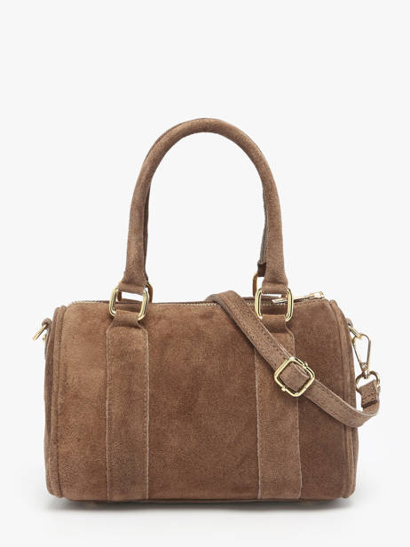 Sac à Main Velvet Cuir Milano Marron velvet VE25066 vue secondaire 4