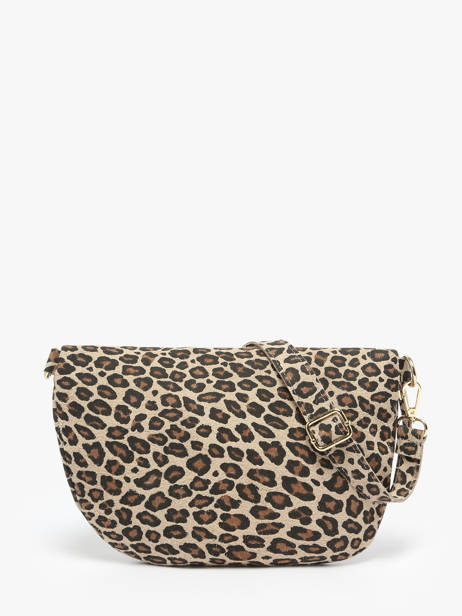 Sac Banane Velvet Leopardo Cuir Milano Multicolore velvet leopardo VL24091 vue secondaire 4