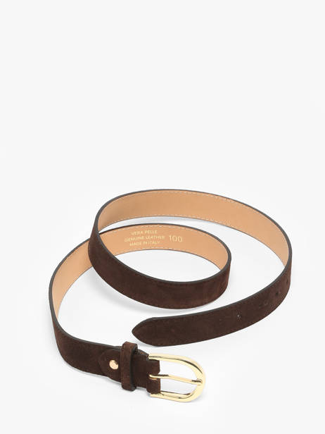 Ceinture Réglable Milano Marron velvet VE25067 vue secondaire 2