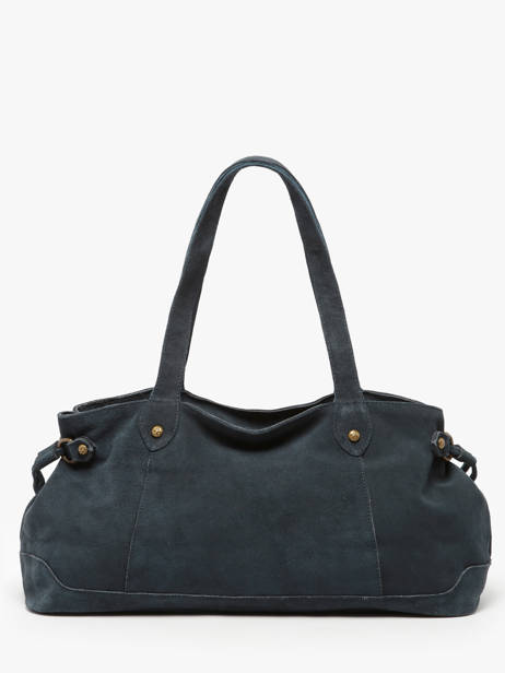 Sac Porté épaule Houston Cuir Basilic pepper Bleu houston BHOU80 vue secondaire 4