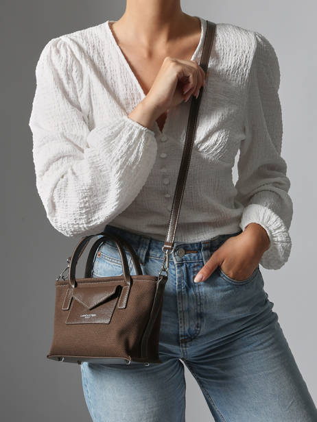 Sac Bandoulière Canvas Kba Lancaster Marron canvas kba 49 vue secondaire 1
