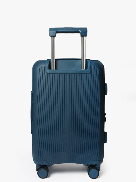 Valise Cabine Extensible Elite Bleu fjord E4721 vue secondaire 4
