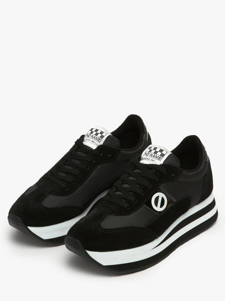 Sneakers Plateforme Flex M Jogger En Cuir No name Noir women IMN60415 vue secondaire 2