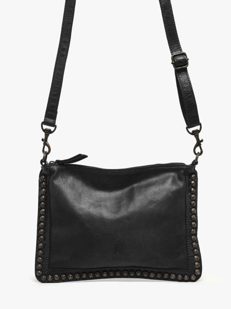 Sac Bandoulière Heritage Cuir Biba Noir heritage POR2L vue secondaire 2