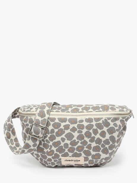 Le Sac Banane Custine Coton Recyclé Rivedroite Gris into the wild CUSTIINT