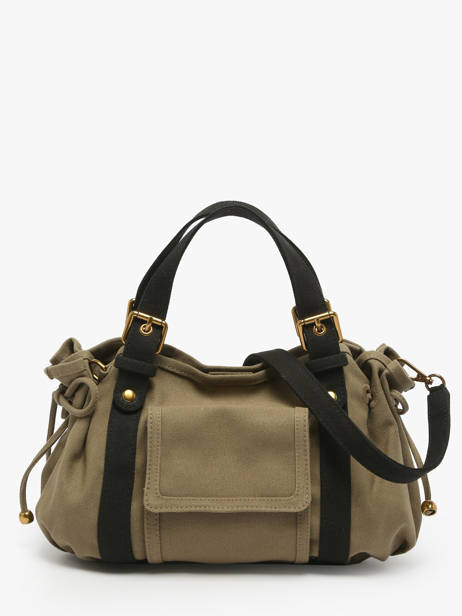 Sac Bandoulière Canvas Coton Gerard darel Vert canvas DCS67450 vue secondaire 4