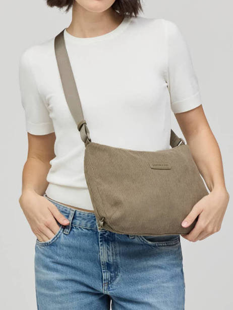 Skara Small Cord - Sac Bandoulière  Kapten and son Vert cord SC vue secondaire 1