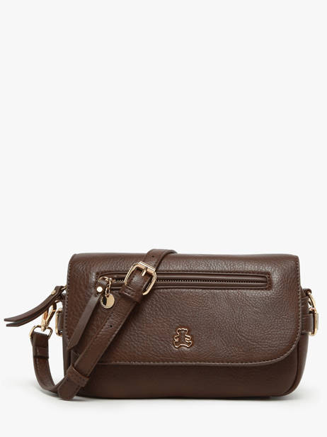 Sac Bandoulière Zip Lulu castagnette Marron zip YRONDE