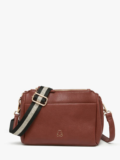 Sac Bandoulière Soft Lulu castagnette Marron soft YAMINA