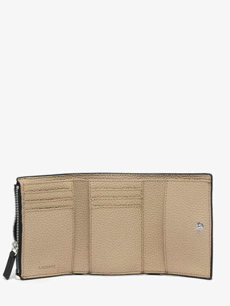 Portefeuille Lacoste Noir anna NF4190AA vue secondaire 1