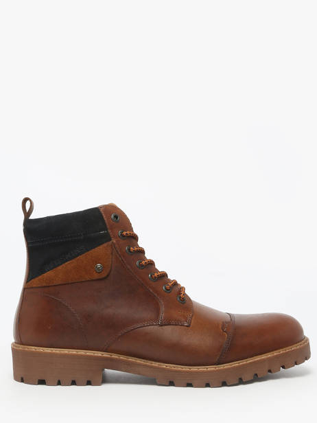Boots Tuto En Cuir Redskins Marron men TUTO