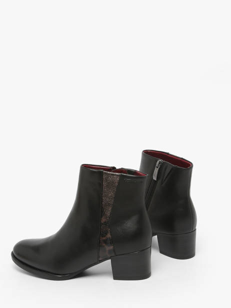 Bottines à Talon En Cuir Tamaris Noir women 45 vue secondaire 3