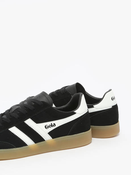 Sneakers En Cuir Gola Noir men CMB735 vue secondaire 2