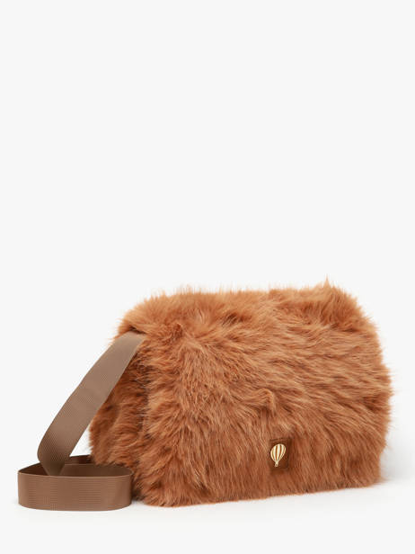 Sac Bandoulière Doudou Polyester Le voyage en panier Marron doudou AHP266 vue secondaire 2