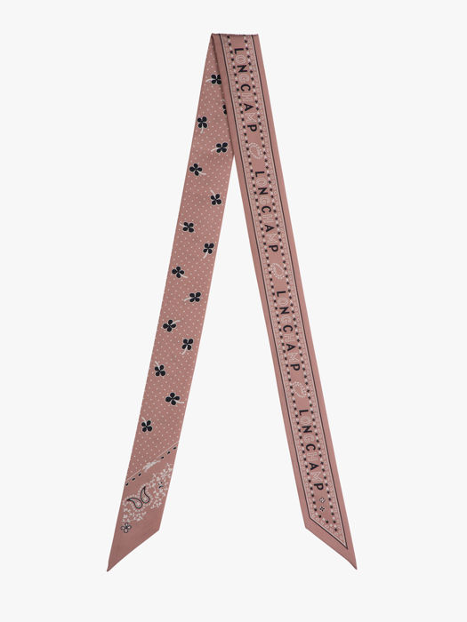 Longchamp Soie gots Etole Rose