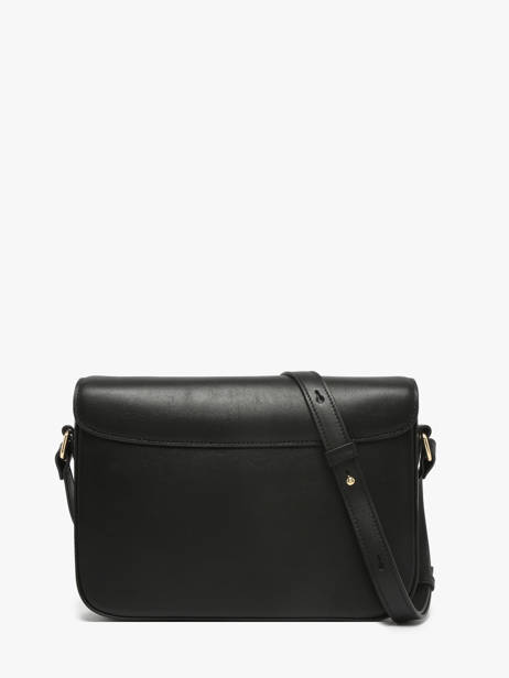 Sac Bandoulière M Alice Cuir Nat et nin Noir vintage M vue secondaire 4