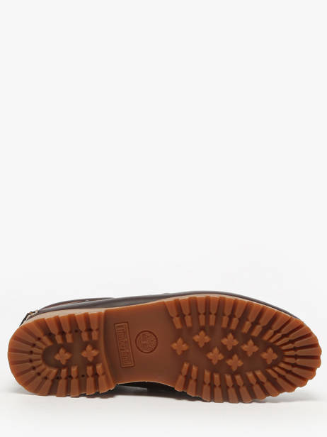 Chaussures Bateau En Cuir Timberland Marron men 32141 vue secondaire 4