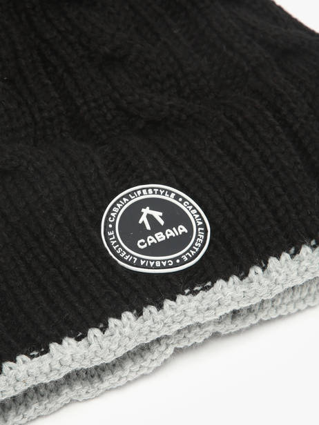 Bonnet Cabaia Noir hats CREAMYGI vue secondaire 1