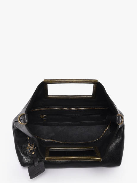 Sac Bandoulière Heritage Cuir Biba Noir heritage CAP3L vue secondaire 3