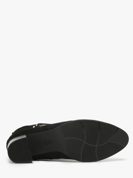 Bottines à Talon En Cuir Gabor Noir women 17 vue secondaire 4