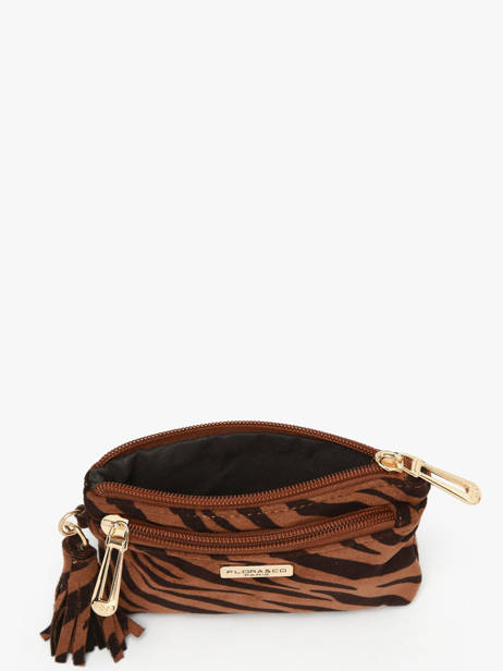 Porte-monnaie Miniprix Marron africa F5032 vue secondaire 1