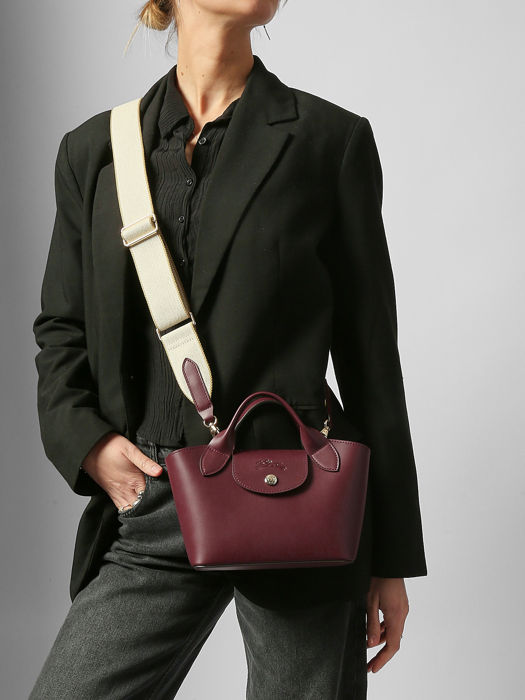 Longchamp Epure timeless Sacs porté travers Rouge