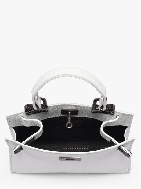 Sac Porté Main Caviar Cuir Milano Blanc caviar CA25114 vue secondaire 3