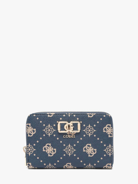 Portefeuille Emelie Logo Guess Bleu emelie logo GP928140