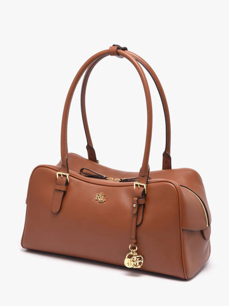 Sac Porté épaule Dryden Cuir Lauren ralph lauren Marron dryden 31P06068 vue secondaire 2
