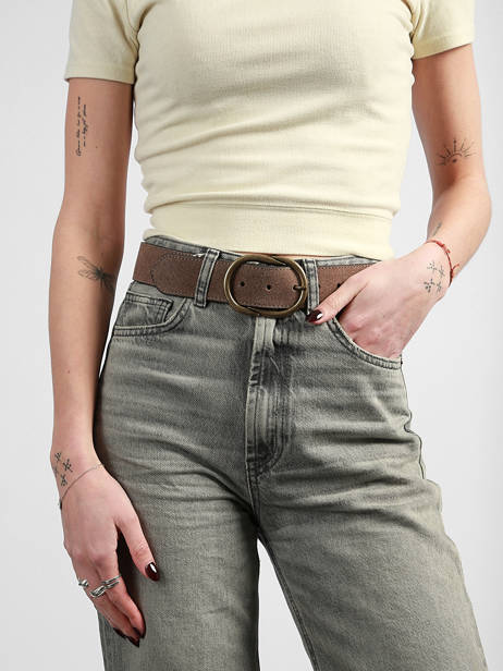 Ceinture Pieces Marron laura 17112619 vue secondaire 1