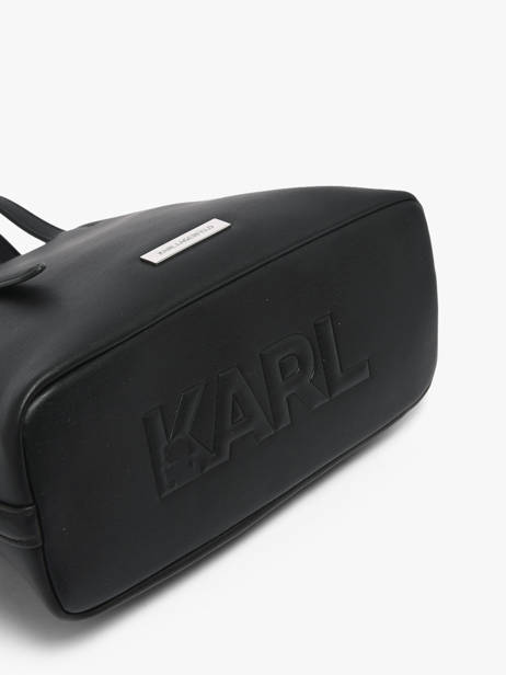 Sac Porté Main K Ikon Polyester Karl lagerfeld Noir k ikon B2W30058 vue secondaire 3