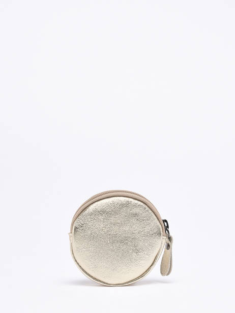 Porte-monnaie Rond Nine Cuir Milano Or nine NI21127N vue secondaire 2